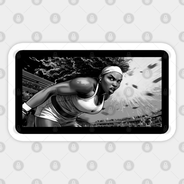 Serena - Superhero Sticker by UrbanLifeApparel